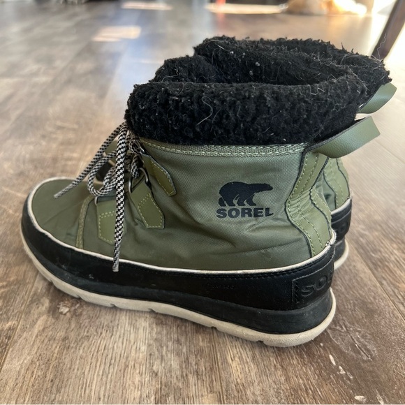 Sorel Explorer Nylon Carnival Boot - Olive - Picture 8 of 11